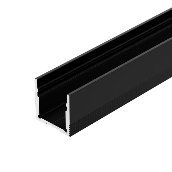Фото #2 товара Профиль SL-SLIM20-H20-2000 BLACK (BY) (Arlight, Алюминий)