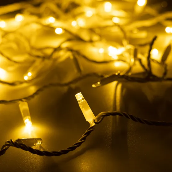 Фото #1 товара Светодиодная гирлянда ARD-STRING-CLASSIC-10000-WHITE-100LED-PULSE Warm (230V, 7W) (Ardecoled, IP65, 1 год)