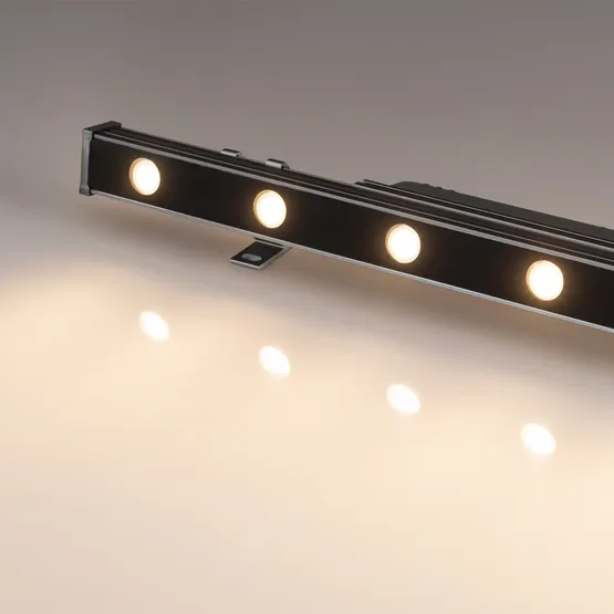 Фото #2 товара Линейный прожектор AR-LINE-500-6W Warm3000 (GR, 30 deg, 230V) (Arlight, IP65 Металл, 3 года)