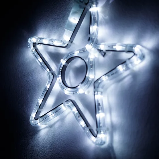 Фото #2 товара Фигура светодиодная ARD-STAR-M4-200x220-36LED White (230V, 2.5W) (Ardecoled, IP65, 1 год)