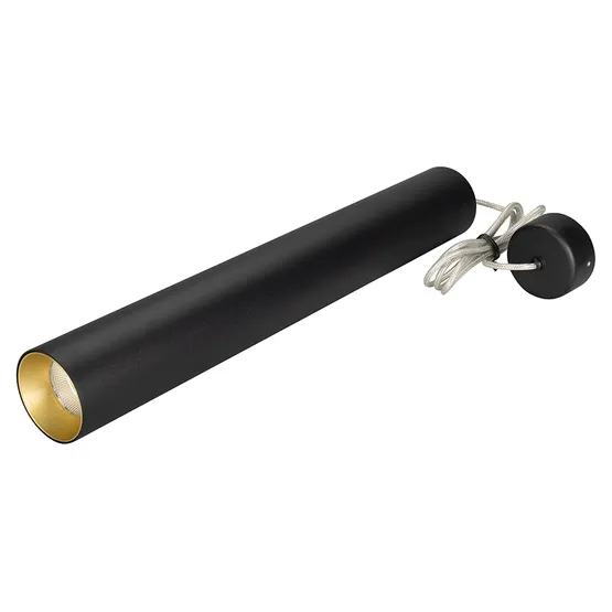 Фото #1 товара Светильник SP-POLO-HANG-LONG450-R65-8W White5000 (BK-GD, 40 deg) (Arlight, IP20 Металл, 3 года)
