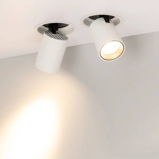 Фото #3 товара Светильник LTD-PULL-R100-10W Warm3000 (WH, 24 deg, 230V) (Arlight, IP20 Металл, 5 лет)