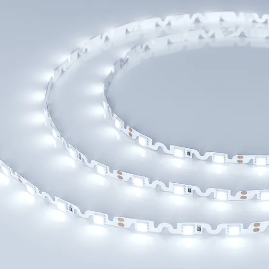 Фото #3 товара Светодиодная лента RZ 2-5000 12V Cool 8K 2x (5060, 240 LED, Wave) (Arlight, 11.5 Вт/м, IP20)