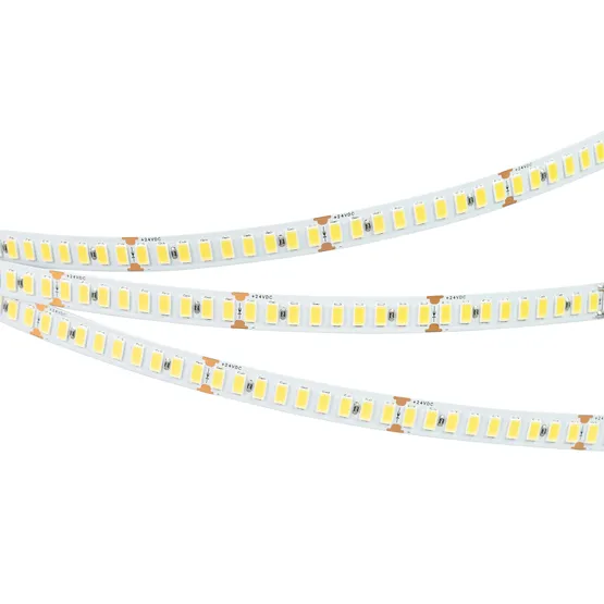 Фото #3 товара Светодиодная лента ULTRA-C180-10mm 24V Warm3500 (19.2 W/m, IP20, 5630, 5m) (Arlight, высок.эфф.200 лм/Вт)