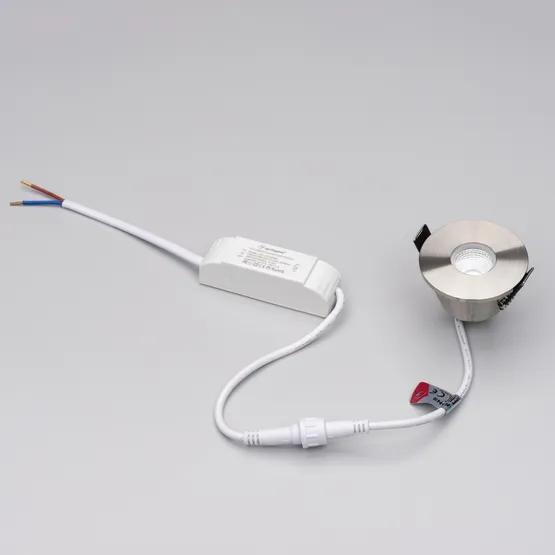 Фото #4 товара Светильник MS-GLORY-BUILT-R54-5W Warm3000 (NI, 38 deg, 230V) (Arlight, IP54 Металл, 5 лет)