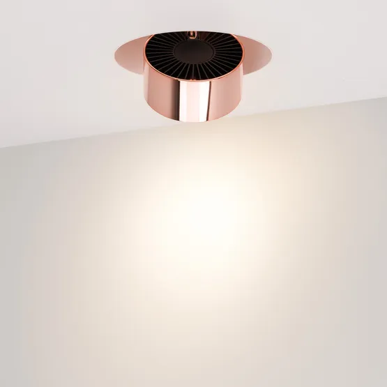 Фото #2 товара Светильник SP-PLURIO-BUILT-TRIMLESS-R160-9W Day4000 (WH-COP, 36 deg, 230V) (Arlight, IP20 Металл, 3 года)