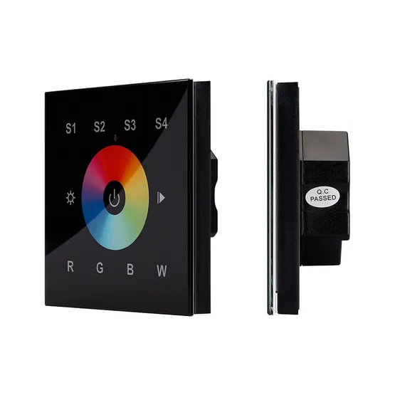 Фото #1 товара Панель Sens SR-2820B-AC-RF-IN Black (220V,RGBW,1 зона) (Arlight, IP20 Пластик, 3 года)