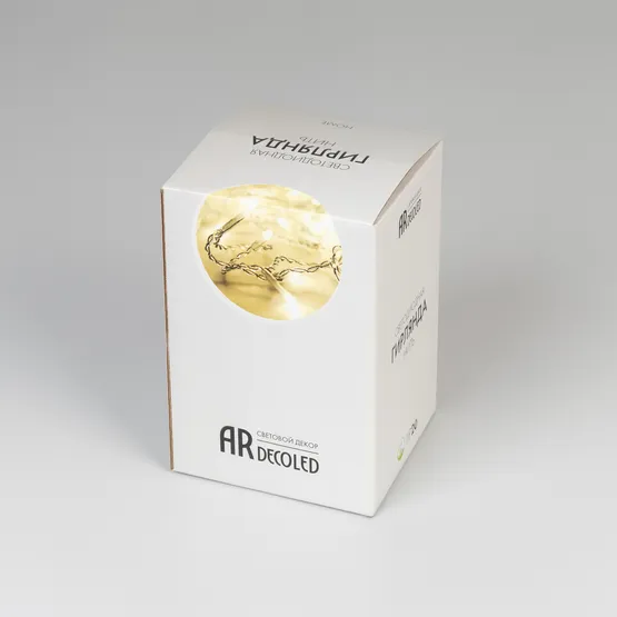 Фото #6 товара Светодиодная гирлянда ARD-STRING-HOME-5000-CLEAR-50LED-STD WARM (230V, 3.5W) (Ardecoled, IP20, 1 год)