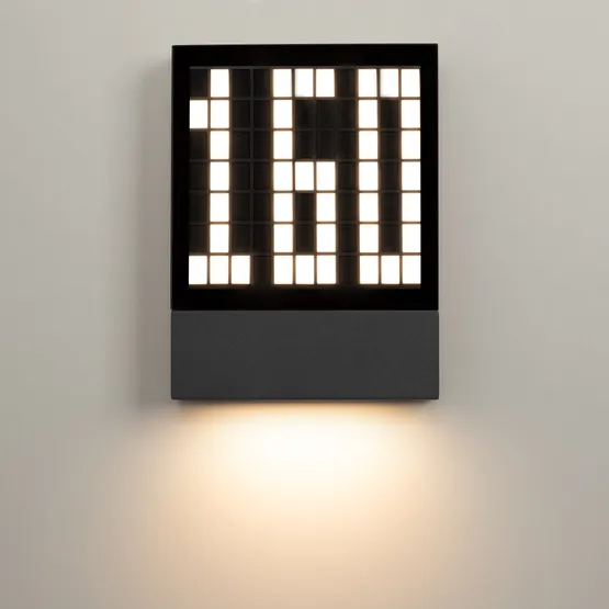 Фото #4 товара Светильник LGD-SIGN-WALL-S150x200-3W Warm3000 (GR, 148 deg, 230V) (Arlight, IP54 Металл, 3 года)