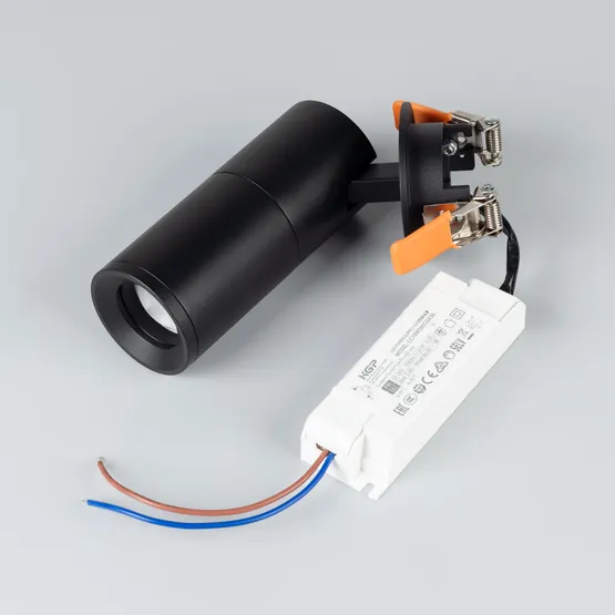 Фото #2 товара Светильник LGD-ARTEMIS-BUILT-FLAP-R55-12W Warm2700 (BK, 8-80 deg, 230V) (Arlight, IP20 Металл, 5 лет)