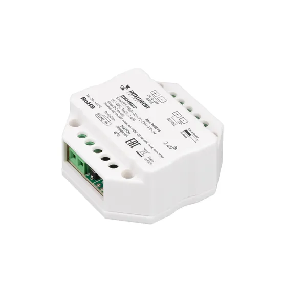 Фото товара INTELLIGENT ARLIGHT Диммер SMART-PWM-101-72-DIM-PD-IN (12-48V, 1x8A, 2.4G) (IARL, IP20 Пластик, 5 лет)