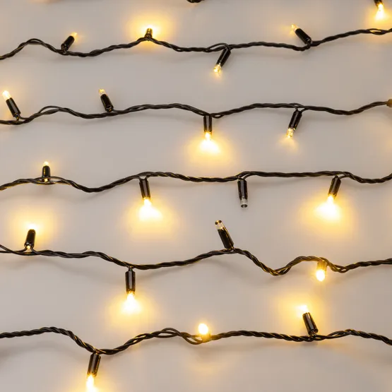 Фото #4 товара Светодиодная гирлянда ARD-STRING-CLASSIC-1000-BLACK-100LED-PULSE Warm (230V, 7W) (Ardecoled, IP65, 1 год)