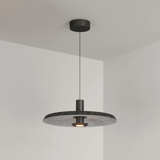 Фото #6 товара Светильник SP-KOTARO-R450-12W Warm3000 (BK-GR, 36 deg, 230V, TRIAC) (Arlight, IP20 Фетр, 3 года)