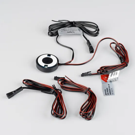 Фото #5 товара Диммер SR-PRIME-MIRROR-R35-BK (12-24V, 48-96W, PROXIMITY SENSOR) (Arlight, IP20 Пластик, 2 года)