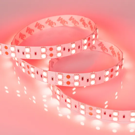 Фото #2 товара Светодиодная лента RT 2-5000 24V Red 2x2 (5060, 600 LED, LUX) (Arlight, 26 Вт/м, IP20)