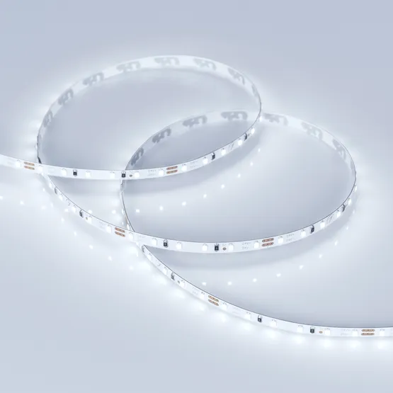 Фото #2 товара Светодиодная лента MICROLED-5000 24V Cool 8K 4mm (2216, 120 LED/m, LUX) (Arlight, 9.6 Вт/м, IP20)