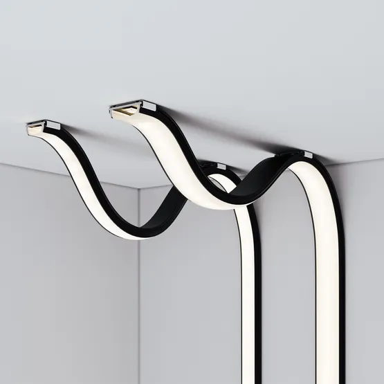 Фото #5 товара Профиль ARH-BENT-W11-2000 ANOD BLACK (Arlight, Алюминий)