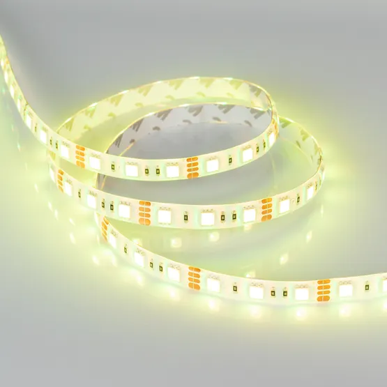 Фото #4 товара Светодиодная лента RTW 2-5000SE 12V RGB 2x (5060, 300 LED, LUX) (Arlight, 14.4 Вт/м, IP65)