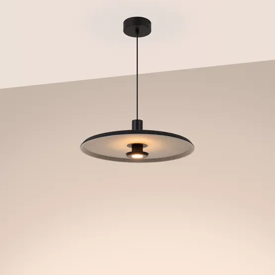 Фото #4 товара Светильник SP-KOTARO-R450-12W Warm2700 (BK-GR, 36 deg, 230V, TRIAC) (Arlight, IP20 Фетр, 3 года)