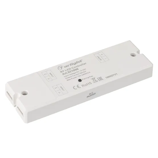 Фото #2 товара Диммер SR-2839DIM White (12-24 В,120-240 Вт, ПДУ сенсор) (Arlight, IP20 Пластик, 1 год)