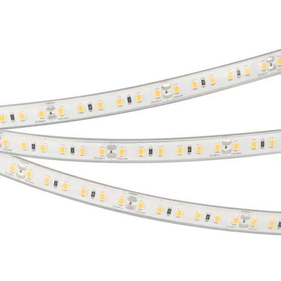 Фото #3 товара Светодиодная лента герметичная RTW-PU-A120-10.5mm 24V Warm3000 (16.8 W/m, IP68, Wire 2m, 5m) (Arlight, -)