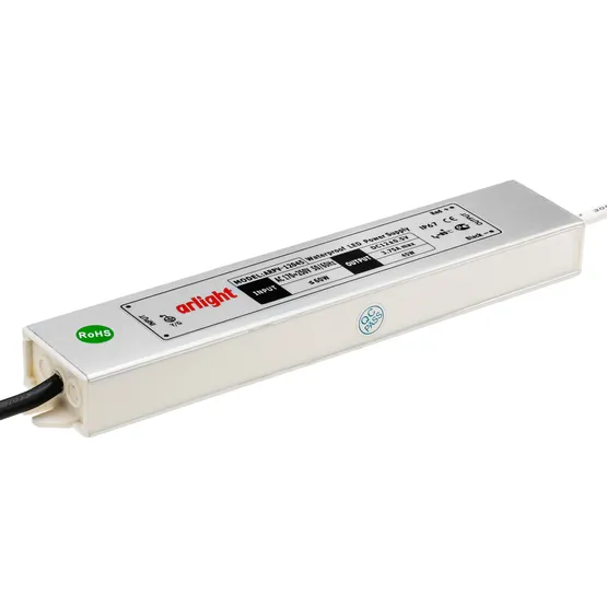 Фото товара Блок питания ARPV-12045 (12V, 3.75A, 45W) (Arlight, Металл)