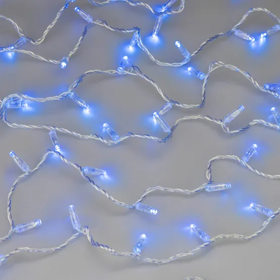 Фото #4 товара Светодиодная гирлянда ARD-STRING-CLASSIC-10000-CLEAR-100LED-STD BLUE (230V, 7W) (Ardecoled, IP65, 1 год)