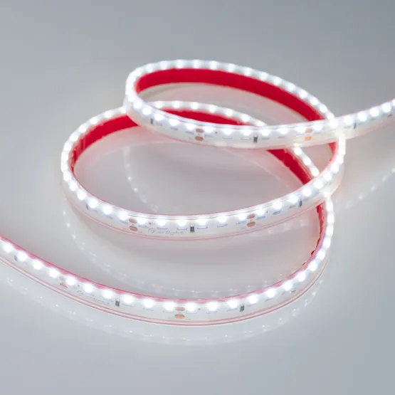 Фото #2 товара Светодиодная лента RSW 2-5000P 24V Cool 10K 2x (3014, 120 LED/m, LUX) (Arlight, 9.6 Вт/м, IP66)