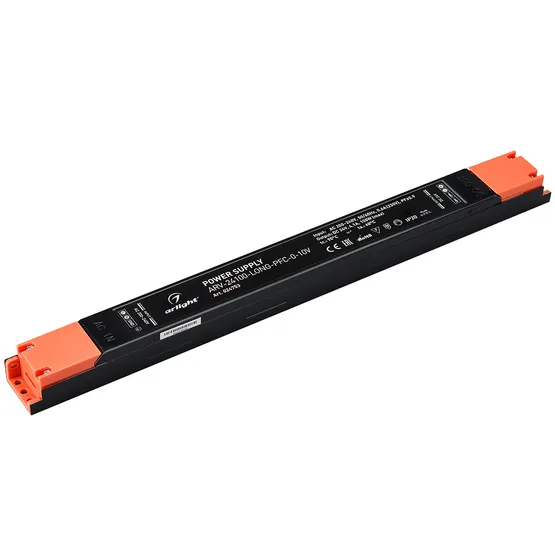 Фото #1 товара Блок питания ARV-24100-LONG-PFC-0-10V (24V, 4.1A, 100W) (Arlight, IP20 Металл, 5 лет)