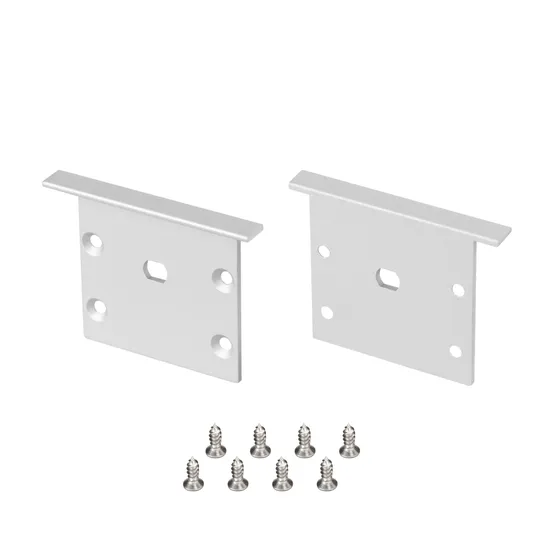 Фото товара Заглушка LINIA45-F-TRAY с отверстием (Arlight, Алюминий)
