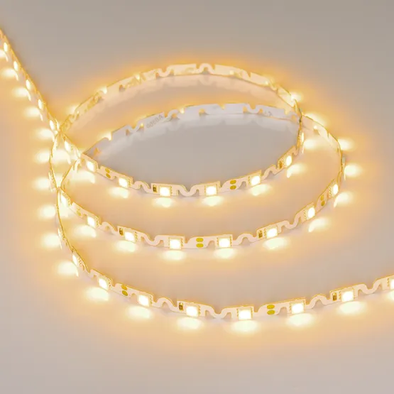Фото #2 товара Светодиодная лента RZ 2-5000 12V Yellow 2x (5060, 240 LED, Wave) (Arlight, 11.5 Вт/м, IP20)