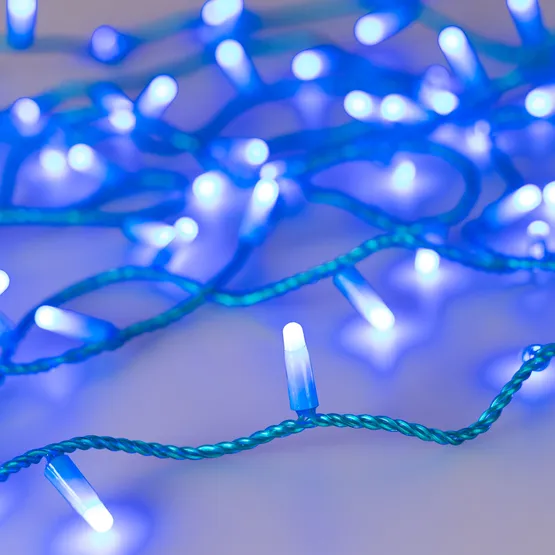 Фото #1 товара Светодиодная гирлянда ARD-STRING-CLASSIC-10000-BLUE-100LED-MILK-STD Blue (230V, 7W) (Ardecoled, IP65, 1 год)