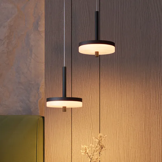 Фото #4 товара Светильник SP-MENTA-R165-12W Warm2700 (BK, 130 deg, 230V) (Arlight, IP20 Мрамор, 5 лет)