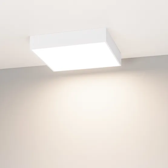 Фото #4 товара Светильник SP-QUADRO-S350x350-30W Day4000 (WH, 120 deg, 230V) (Arlight, IP40 Металл, 3 года)