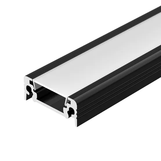Фото #1 товара Профиль TOP-SURFACE-2000 BLACK (K13, P15) (Arlight, Алюминий)