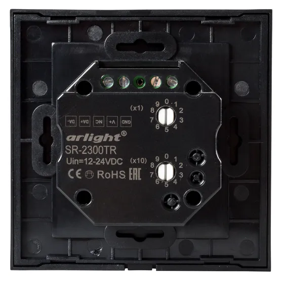 Фото #3 товара Панель SR-2300TR-IN Black (DALI, RGBW) (Arlight, -)
