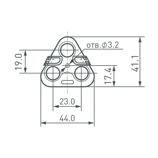 Фото #3 товара Модуль герметичный ARL-LT2835-3-Batwing-1.4W-12V White (Arlight, Закрытый)