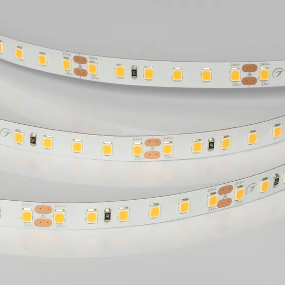 Фото #2 товара Светодиодная лента UL-A120-8mm 24V Warm1900 (9.6 W/m, IP20, 5m) (Arlight, Открытый)