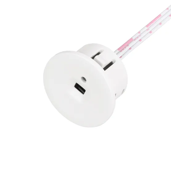 Фото товара INTELLIGENT ARLIGHT Датчик движения SMART-SENS-1101-17-12-IN White (12-24V, 1x1.5A, Switch) (IARL, IP20 Пластик, 5 лет)