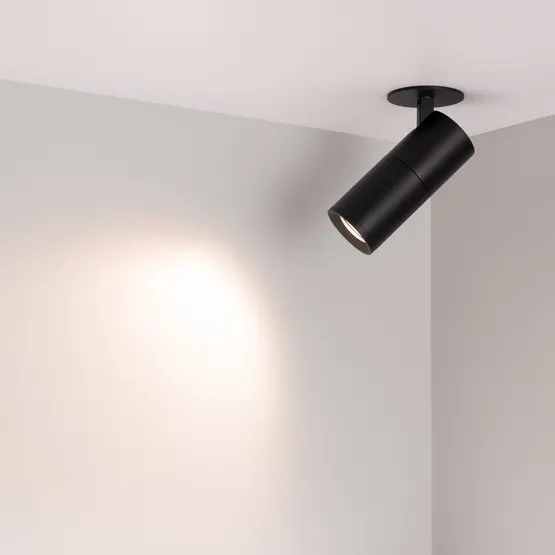 Фото #4 товара Светильник LGD-ARTEMIS-BUILT-FLAP-R55-12W Warm3000 (BK, 8-80 deg, 230V) (Arlight, IP20 Металл, 5 лет)