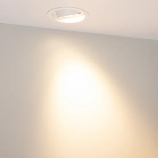 Фото #2 товара Светильник MS-VORTEX-BUILT-R110-20W Warm3000 (WH-WH, 40 deg, 230V) (Arlight, IP20 Металл, 5 лет)