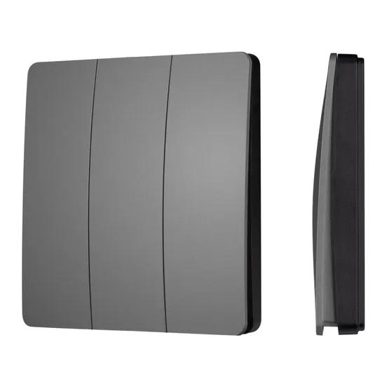 Фото #1 товара INTELLIGENT ARLIGHT Кнопочная панель KINETIC-801-22-3G-WP-SUF Grey (No battery, IP67, 433Mhz) (IARL, IP67 Пластик, 3 года)