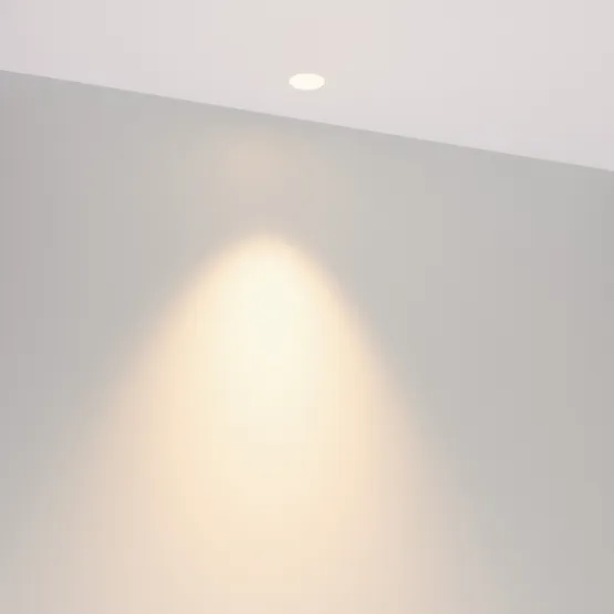Фото #5 товара Светильник MS-INVISIO-TRIMLESS-R35-5W Warm3000 (WH-WH, 36 deg, 230V) (Arlight, IP54 Металл, 5 лет)