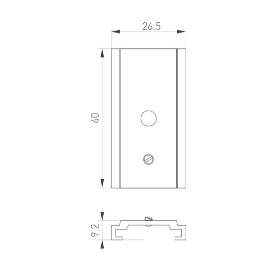 Фото #2 товара Держатель MAG-ORIENT-HOLDER-2620 (WH) (Arlight, Сталь)