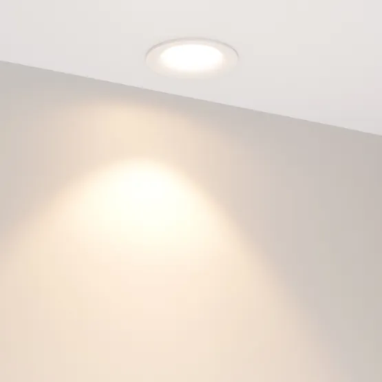 Фото #5 товара Светильник MS-FOGGY-BUILT-R86-10W Warm3000 (WH, 60 deg, 230V) (Arlight, IP54 Металл, 5 лет)
