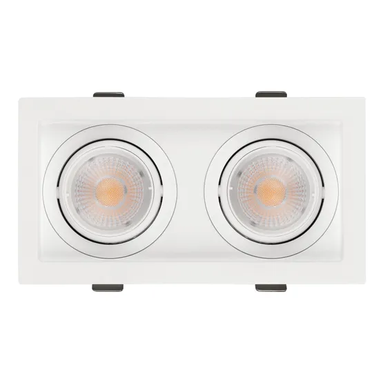 Фото #3 товара Светильник MS-VORTEX-BUILT-S170x90-2x12W Day4000 (WH-WH, 40 deg, 230V) (Arlight, IP20 Металл, 5 лет)