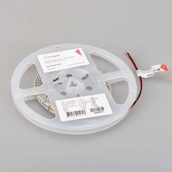 Фото #3 товара Светодиодная лента MICROLED-M182-4mm 24V Day4000 (10 W/m, IP20, 2216, 5m) (Arlight, узкая)