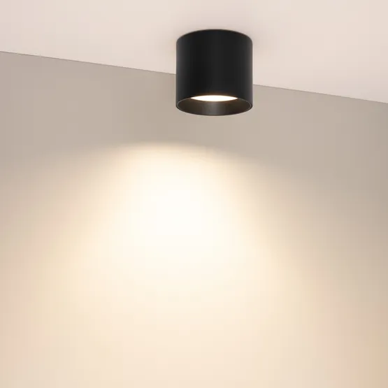 Фото #4 товара Светильник SP-BISCOTTO-R90-8W Warm3300-MIX (BK, 80 deg, 230V) (Arlight, IP54 Металл, 5 лет)