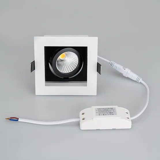 Фото #5 товара Светильник CL-KARDAN-S102x102-9W Day (WH-BK, 38 deg) (Arlight, IP20 Металл, 3 года)