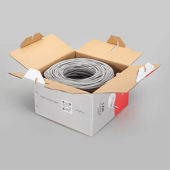 Фото #3 товара Кабель ARL-UTP-CLASSIC-2PR-24AWG-CAT5e-CU (305m) (Arlight, -)